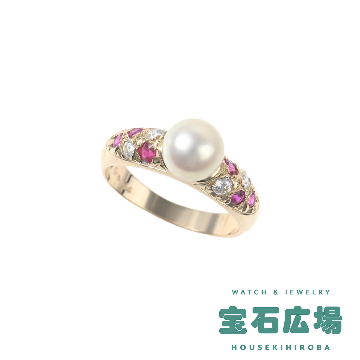 スタージュエリー 新品仕上げ済 ルビー ダイヤ ミステリアスハートリング K18 STAR JEWELRY（スタージュエリー） リング ルビー 0.15ct ダイヤ