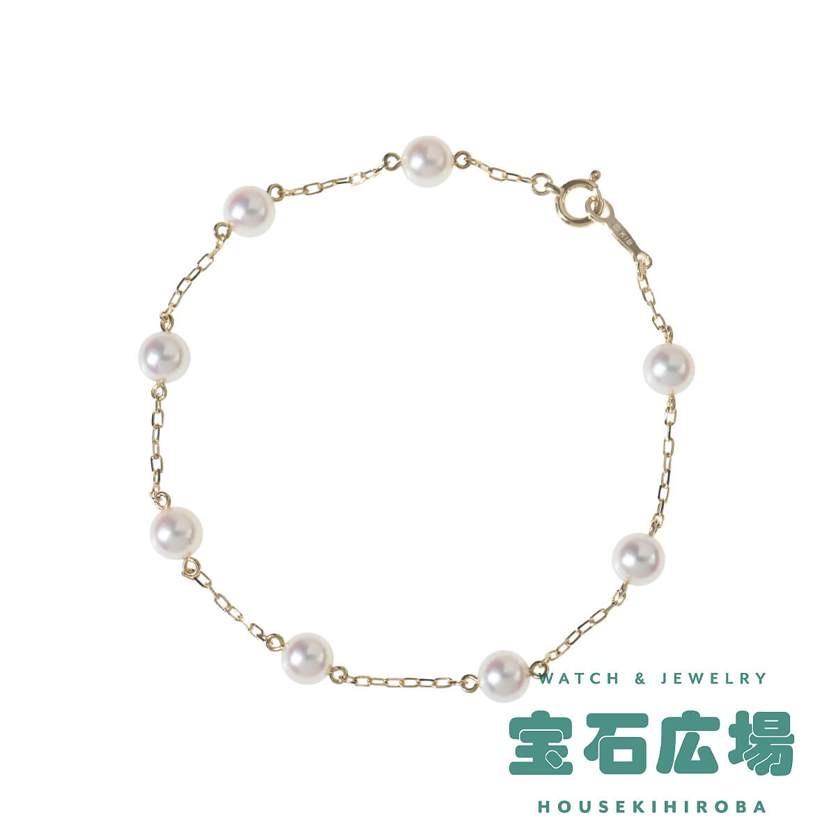 楽天市場】ミキモト MIKIMOTO ブレスレット ステーション 5モチーフ