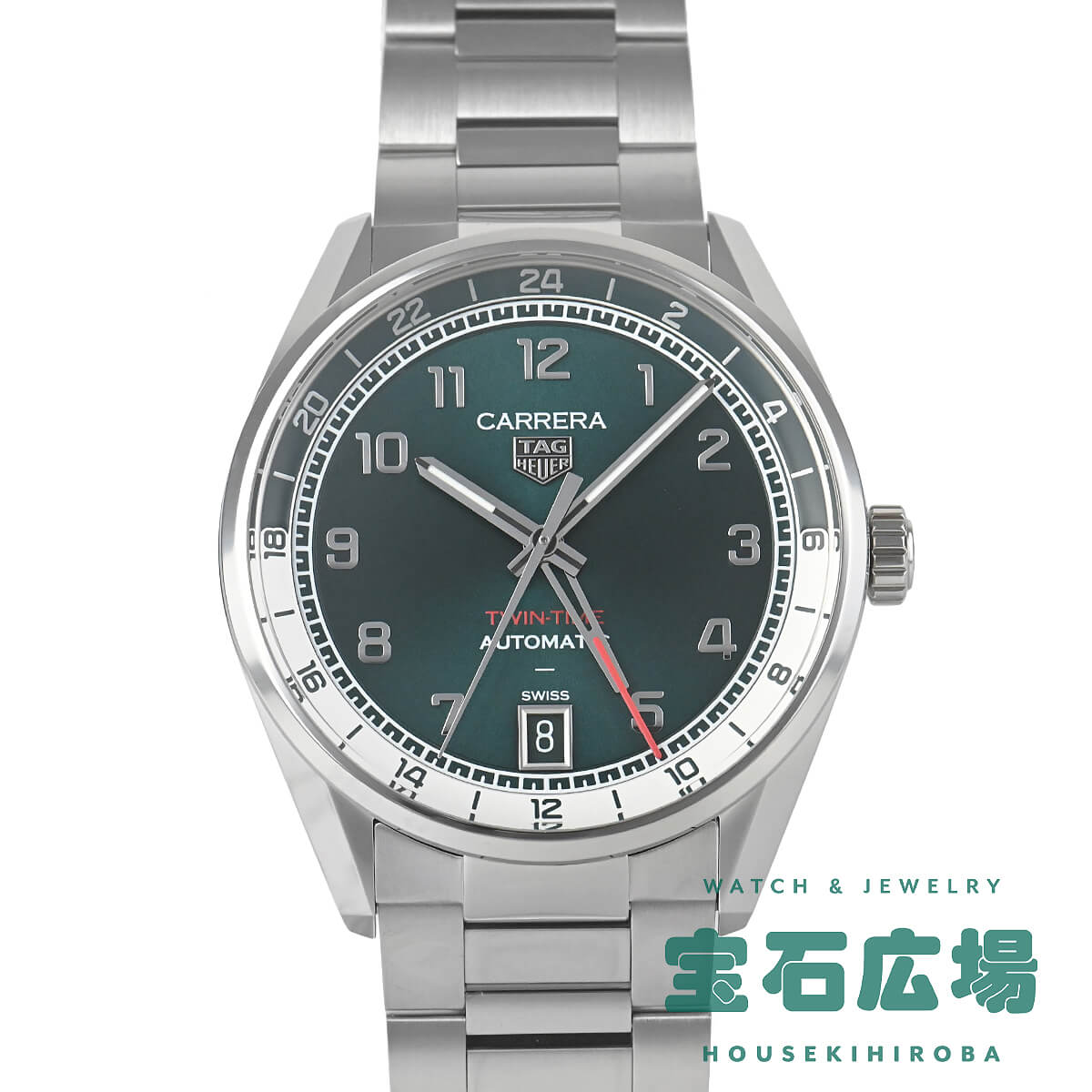 タグ・ホイヤー TAG Heuer カレラ キャリバーTH31-03 デイト ツインタイム WDA2114.BA0043 【新品】メンズ 腕時計 送料無料