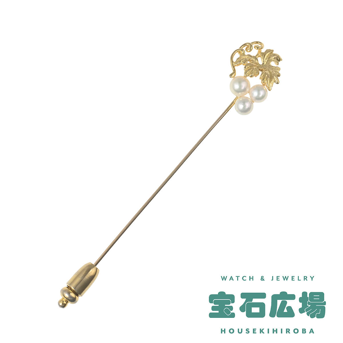 楽天市場】ミキモト MIKIMOTO K14 3P スイングパール ピン ブローチ