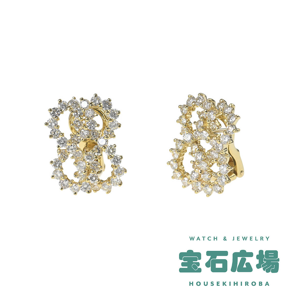 クイーン ダイヤ ピアス 【中古】レディース ジュエリー 送料無料
