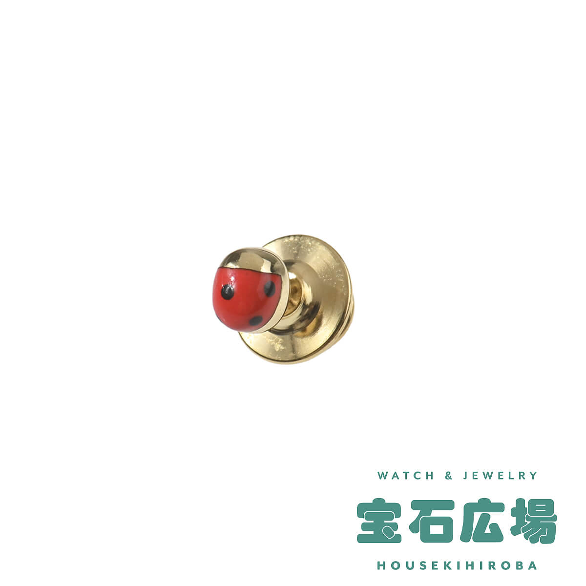 パスクワーレ・ブルーニ PASQUALE BRUNI テントウ虫 ピンブローチ 【中古】ユニセックス ジュエリー 送料無料