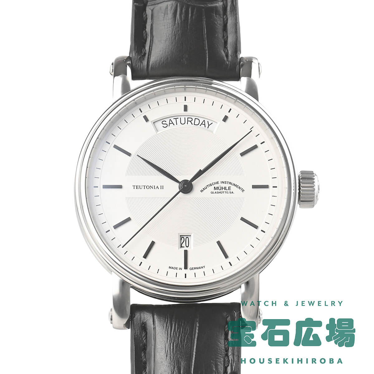 ミューレ・グラスヒュッテ Muhle Glashutte Teutonia II Day／Date M1-33-65-LB メンズ 腕時計 送料無料