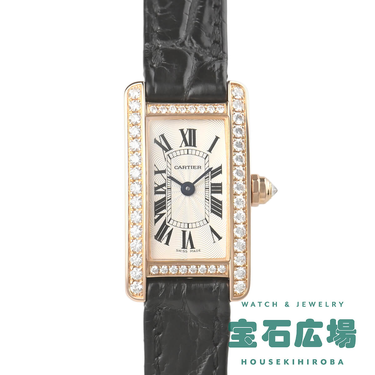 カルティエ Cartier ミニタンク アメリカン WB710014 レディース 腕時計 送料無料｜宝石広場