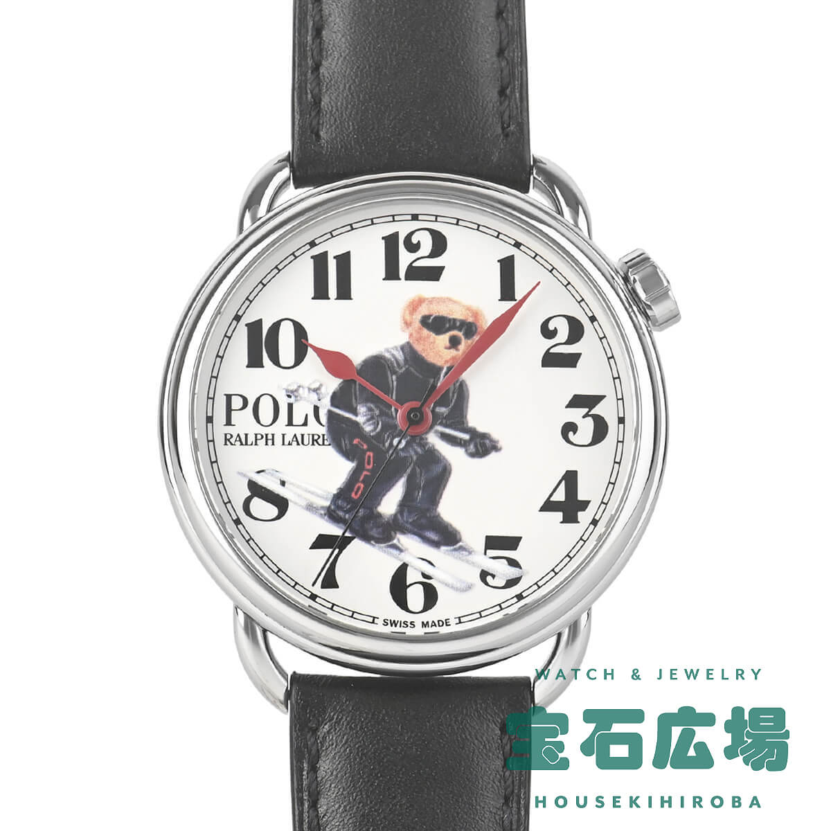 【最大限度30000円OFFクーポン券6/1(月)0時押っ始める】ラルフ 置き目レン RALPH LAUREN アルパイン ポロ ベア 472865482001【中古】メンズ ウオッチ 貨物輸送無料