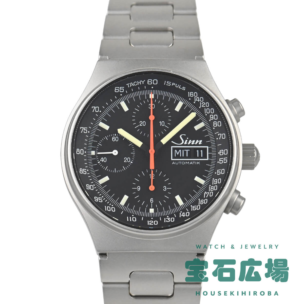 ジン Sinn 144.ST.SA 144.ST.SA【中古】メンズ ウオッチ 貨物輸送無料
