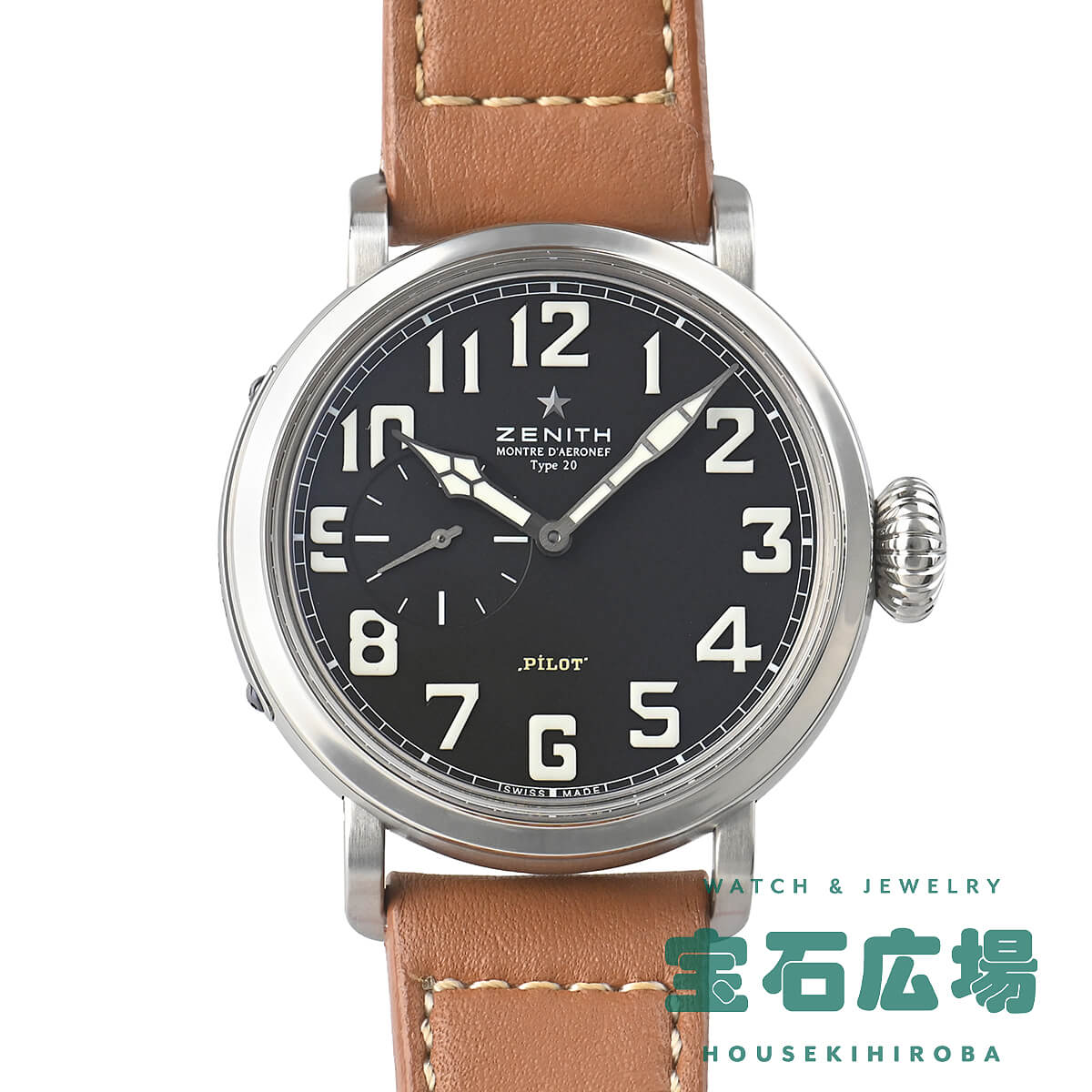 ゼニス ZENITH パイロット アエロネフ タイプ20 03.1930.681/21.C723 【中古】メンズ 腕時計 送料無料