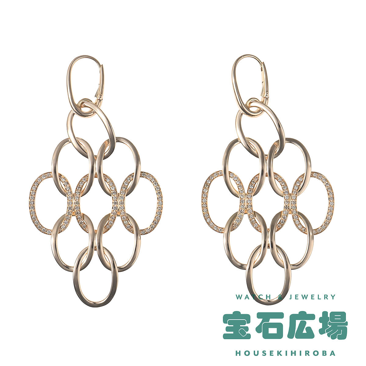ポメラート Pomellato ブレラ シャンデリア ブラウンダイヤ ドロップピアス POC0060-O7000-DBR00 【新品】レディース ジュエリー 送料無料