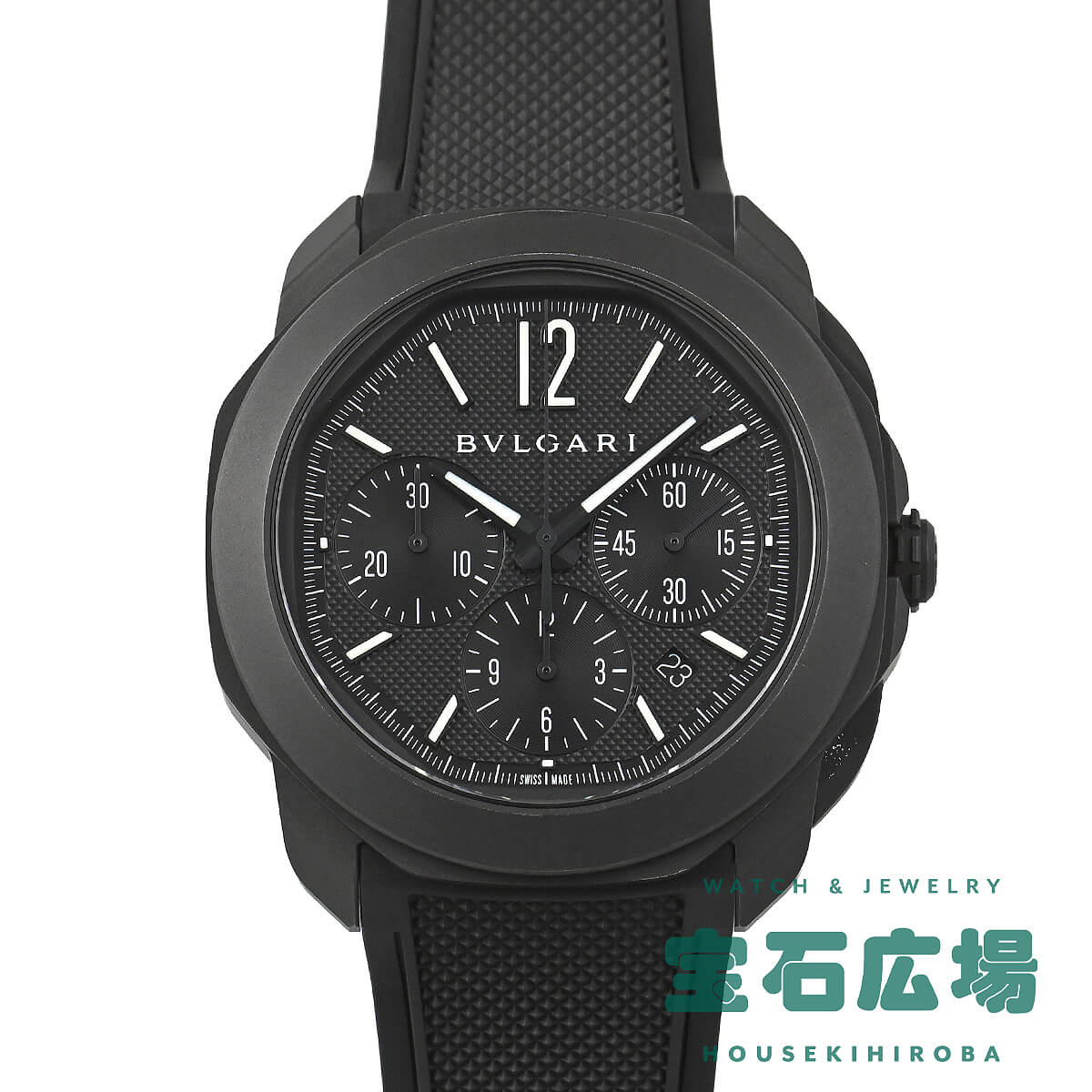 ブルガリ BVLGARI オクト ローマ クロノグラフ 103932 【中古】メンズ 腕時計 送料無料