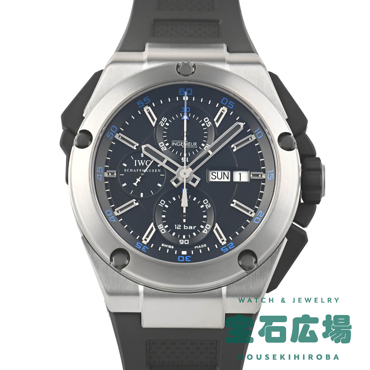 IWC アイダブリューシー インヂュニア ダブルクロノグラフ IW376501 メンズ 腕時計 送料無料