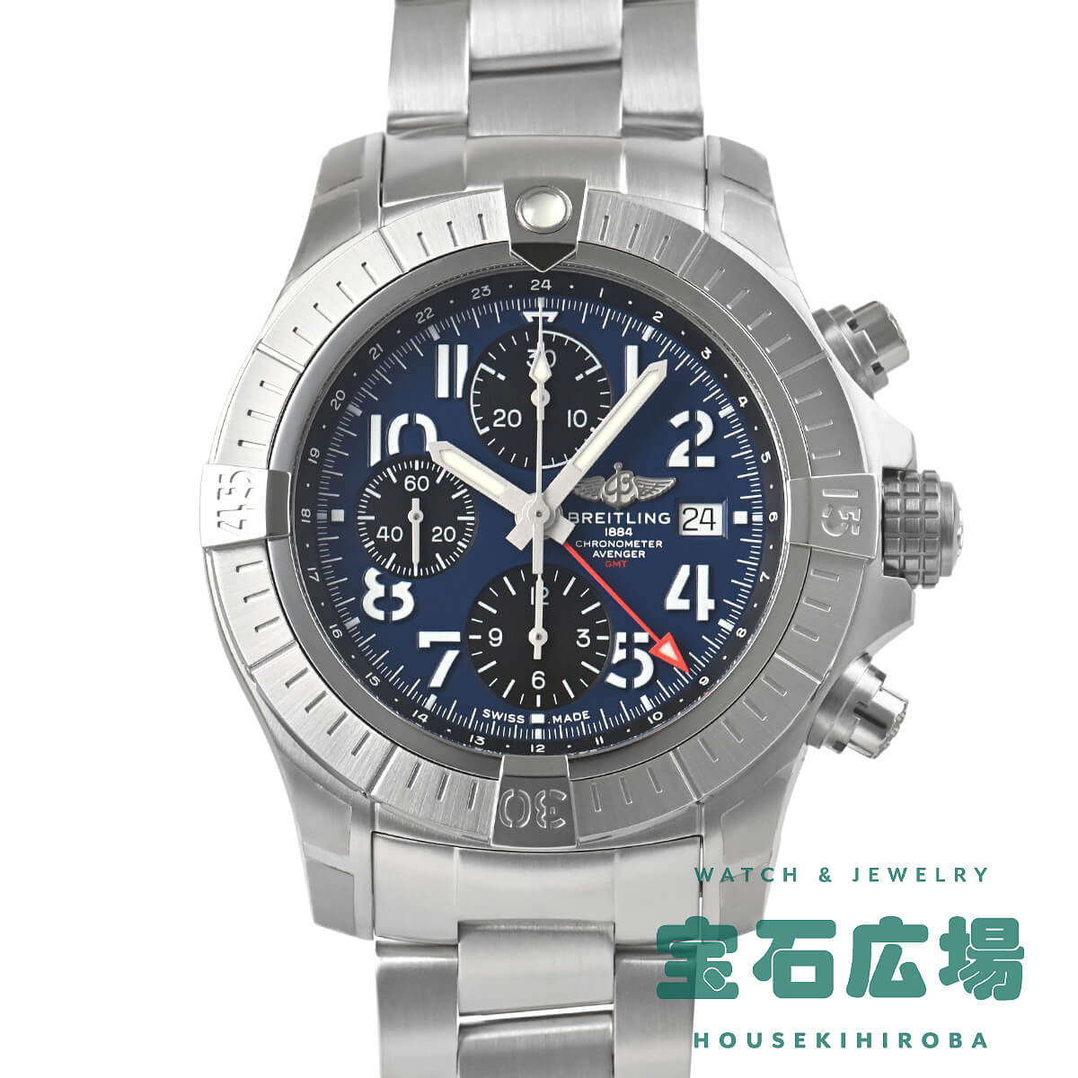 ブライトリング BREITLING アベンジャークロノグラフ GMT 45 A24315101C1A1 【新品】メンズ 腕時計 送料無料 336,600円