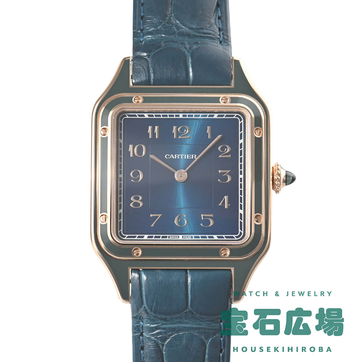 カルティエ Cartier サントスデュモン ラッカー LM WGSA0098 【中古】メンズ 腕時計 送料無料