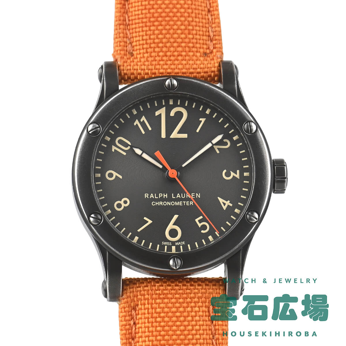 【最大限度30000円OFFクーポン券6/1(月)0時乗り掛かる】ラルフ 置き目レン RALPH LAUREN サファリRL67 クロノメーター RLR0250900【中古】メンズ ウオッチ 貨物輸送無料