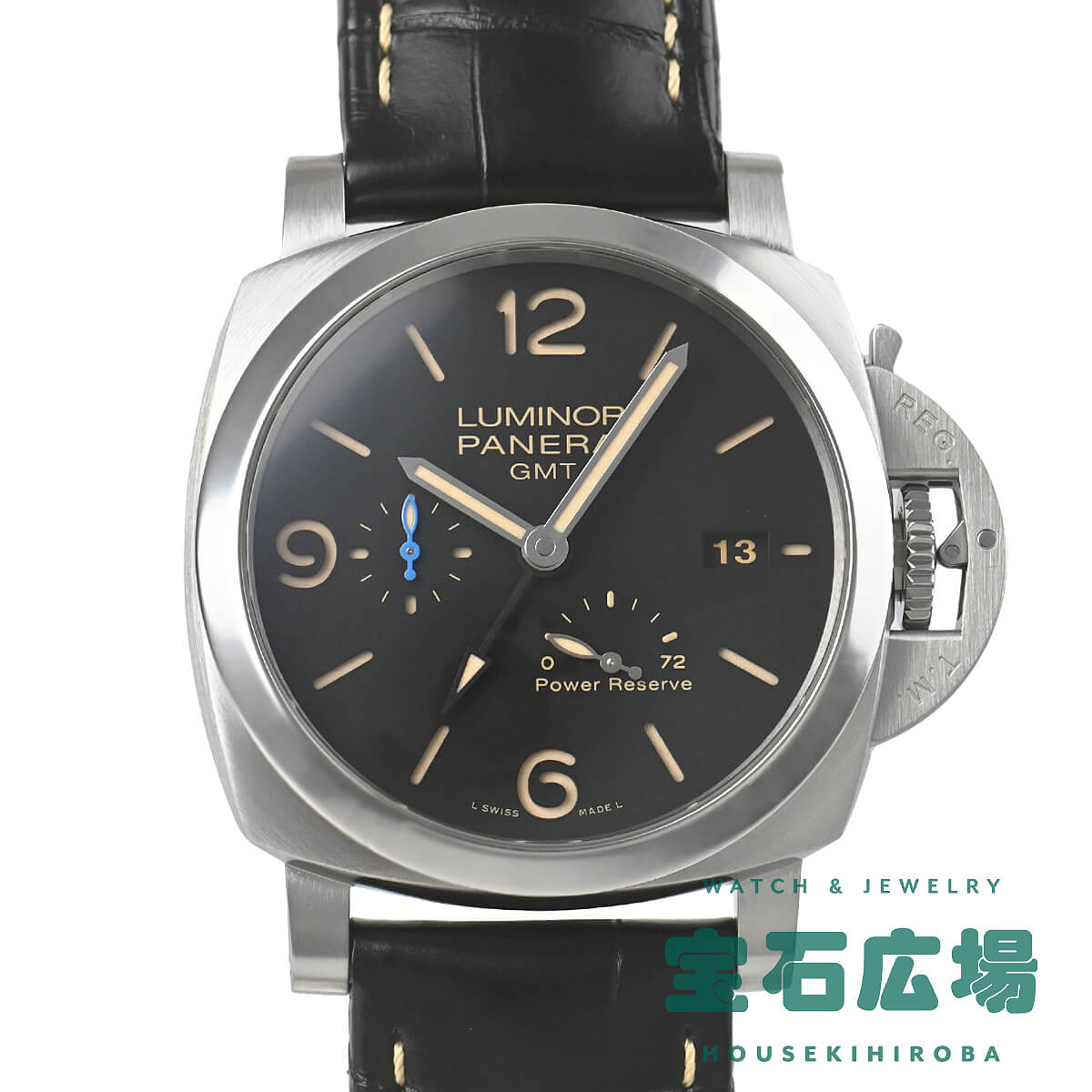 パネライ PANERAI ルミノール 1950 3デイズ GMT 力強さ取っておく PAM01321【中古】メンズ ウオッチ 貨物輸送無料