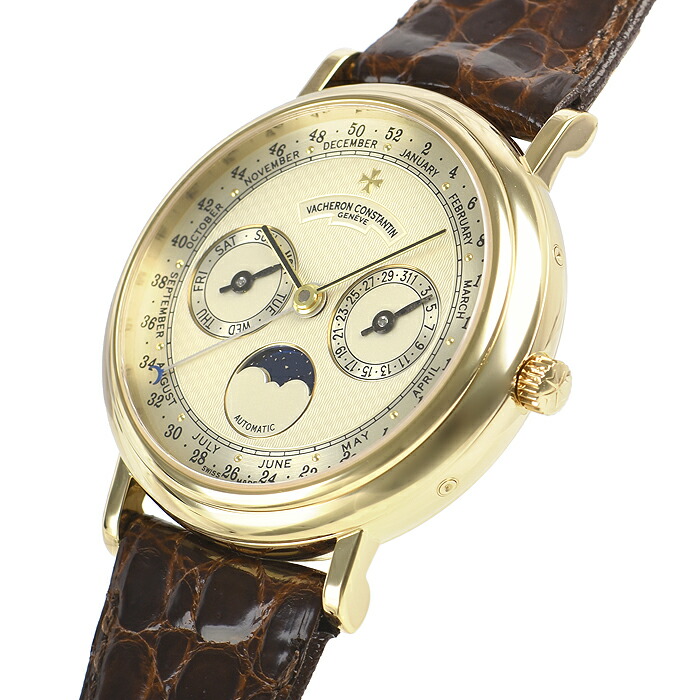 楽天市場 ヴァシュロンコンスタンタン Vacheron Constantin フルカレンダー ５２週表示 47052 000j 4 中古 メンズ 腕時計 送料無料 宝石広場