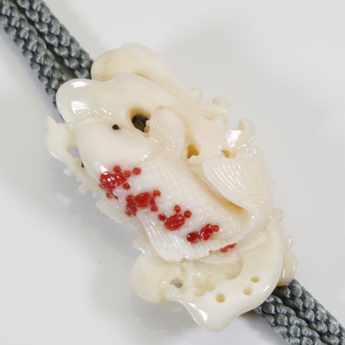 【百貨店SALE 20％OFF引き換え証】赤赤珊瑚 ミッド赤珊瑚（白） 無染めつける  錦鯉 繰り返し五分五分SANSUI  3月誕生石 生まれながら赤珊瑚 sango  本さんご コーラル 貴石 サンゴ  土佐 高知 ラッピング 無料 貨物輸送無料