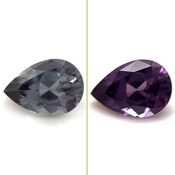 カラーチェンジガーネット ルース 0.32ct【品質保証書付】