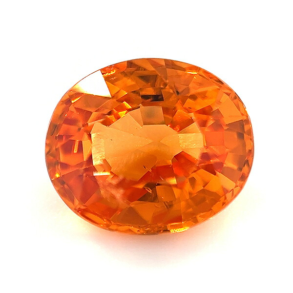 【百貨店SALE継続期間押さえる１０％OFF!!】マンダリンガーネット ルース 2.87コンピュータ断層撮影法【特性お墨付き/貴石聞き分け書き出し】