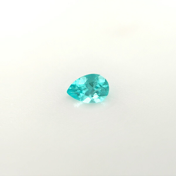 ブラジル産パライバトルマリン ルース　0.08ct【品質保証書/宝石鑑別書付】｜宝石天国　店 77,000円