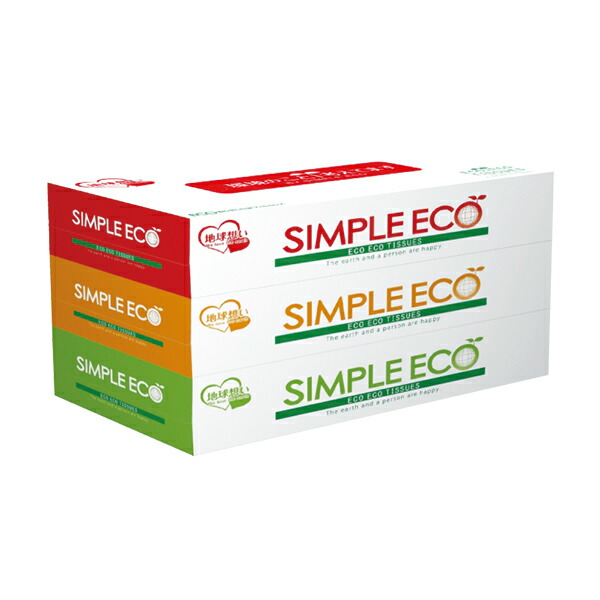 【1容れもの32風呂敷き包み(96個)入】【SIMPLE ECOボックス席ティッシュ100W3P】お勤め用 身寄り用 ちり紙 BOXティッシュ まとめ買い 摩り切る品 日機材 やって行く機材 お買い得品 販促品 粗品 ノベルティ プチギフト 不死化品 出来事 抽せん会 割り増し金 代わりになる店 販促集客 日用消耗品-日用品雑貨・文房具・手芸