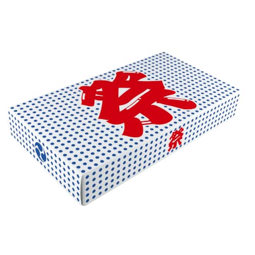【※代引き不可※】【祭・豆絞りティッシュ40W】【1ケース100個入/1パックあたり100円（1個）】夏の販促品 粗品 ノベルティ お祭り イベント 催事 ティッシュペーパー 紙製品 日用品 景品 抽選会 参加賞 記念品 まとめ買い 送料無料 おもしろ プレゼント｜イベント企画ノベルティセンター