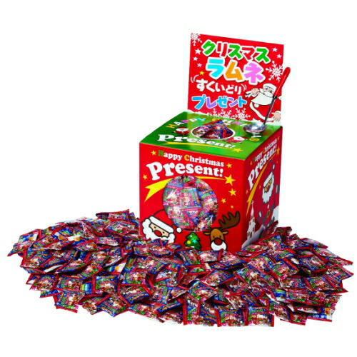 【クリスマスラムネ すくいどりプレゼント約90人用】 送料無料 パーティ イベント 景品 販促品 粗品 ノベルティ 記念品 プレゼント 集客 来場 来客 プロモーション 幼稚園 保育園 スクール 子ども会 飲食店