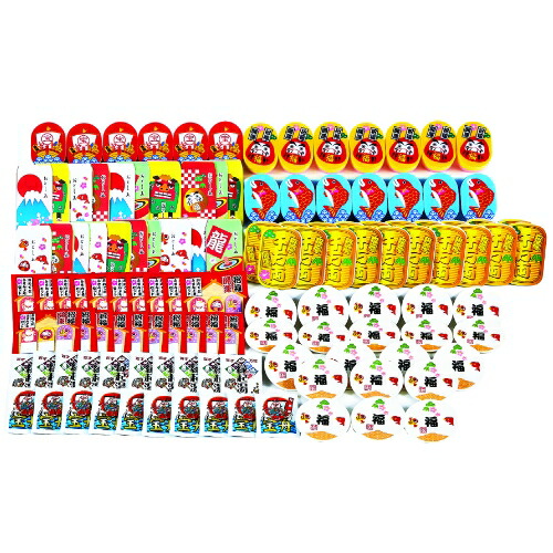 【招福おめでたグッズサイコロの出た目の数だけプレゼント/約35人用】<br>送料無料 新年 正月 開運 招福 祝 縁起 サイコロ 総当たり イベント 景品 販促品 粗品 ノベルティ 記念品 抽選会 プレゼント 集客 来場 来客 プロモーション 2024年