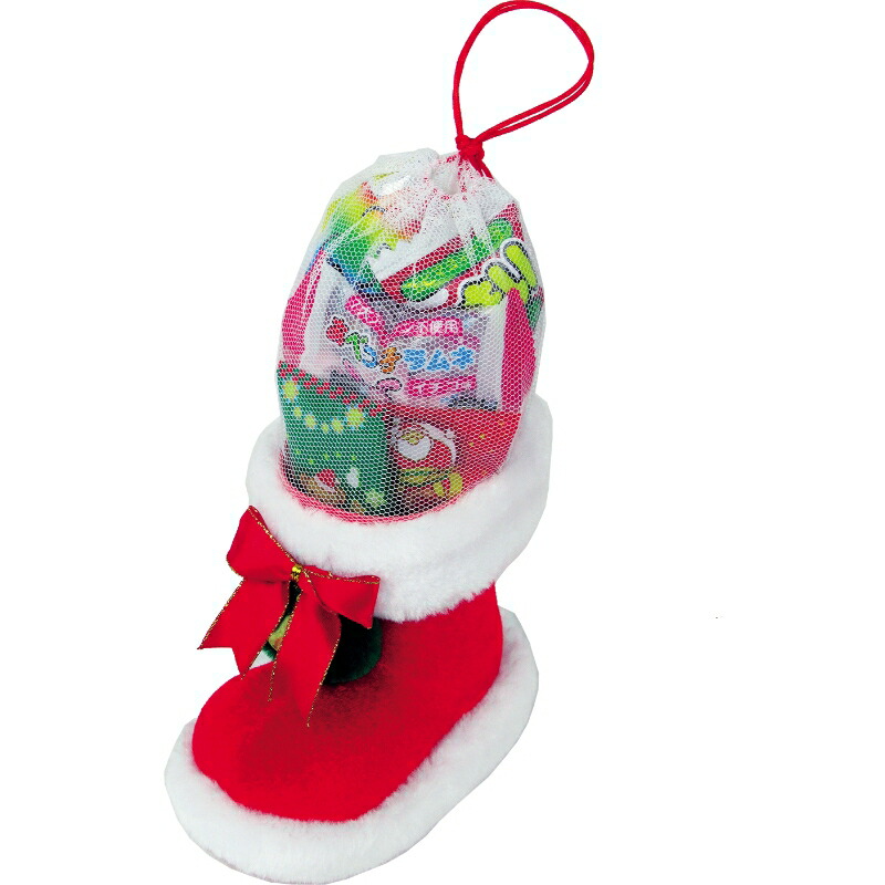 【24個セット販売】 【ベル付ミニブーツ19cm】 サンタブーツ クリスマス Xmas Christmas クリスマスブーツ お菓子入りブーツ お菓子詰め合わせ 駄菓子詰め合わせ スナック菓子 クリスマスプレゼント クリスマスイベント 景品