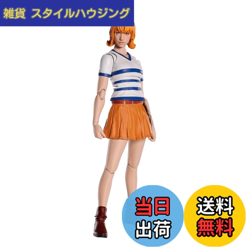 【送料無料】TAMASHII NATIONS S.H.フィギュアーツ ナミ(A Netflix Series: ONE PIECE) 約150mm ABS&PVC製 塗装済み可動フィギュア 色：マルチカラー、サイズ：15 cm