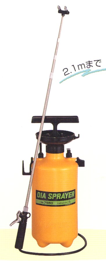 ダイヤスプレー全自動式噴霧器　　５Ｌ用２頭式伸縮ノズル　＃７５６０