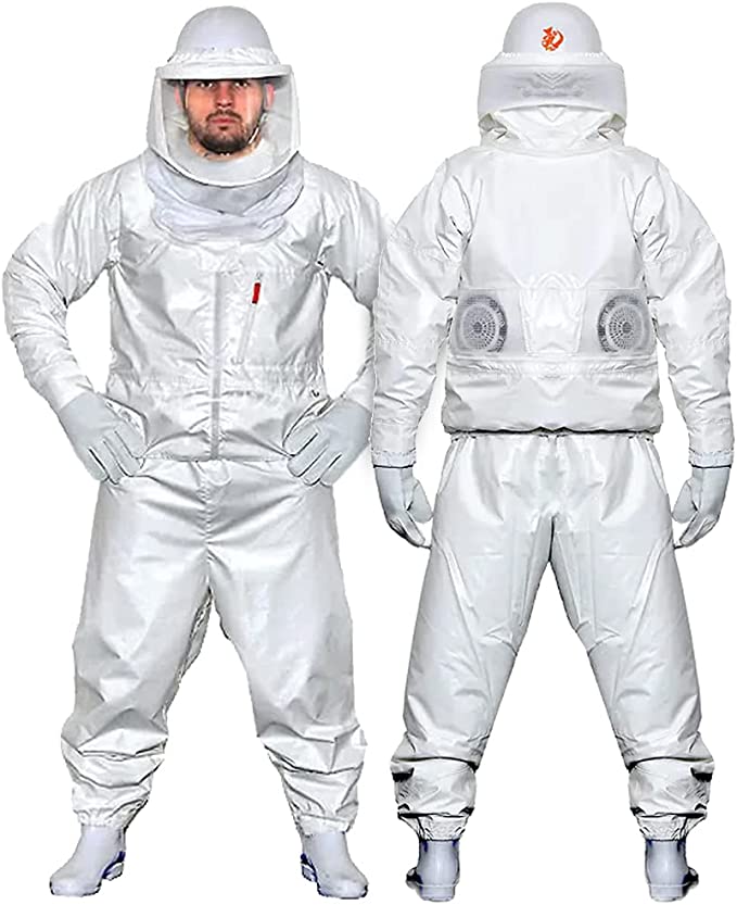 楽天市場】蜂防護服 ラプタープロ 空調ファン付 V−2200