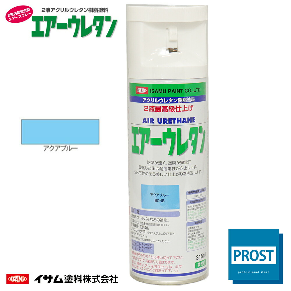 【楽天市場】イサム エアーウレタン 315ｍｌ / 7983 つや消しブラック 自動車 ウレタン 塗料 スプレー エアゾール 艶消し :  PROST楽天市場店