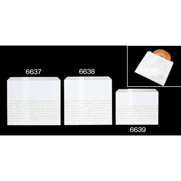 楽天市場】大阪ポリエチレン販売 6639 耐油紙袋 No182 レシピ柄(小) 180×125+18mm 1ケース4000枚入：包材の蔵 楽天市場店