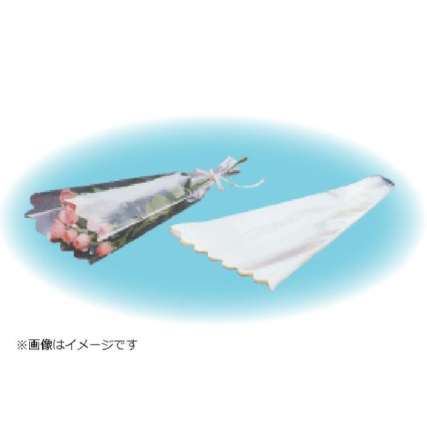 信和 OPP花用三角袋 フラワーキャップ FC-250 (波)プラ入り #30 6穴 1ケース6000枚入り