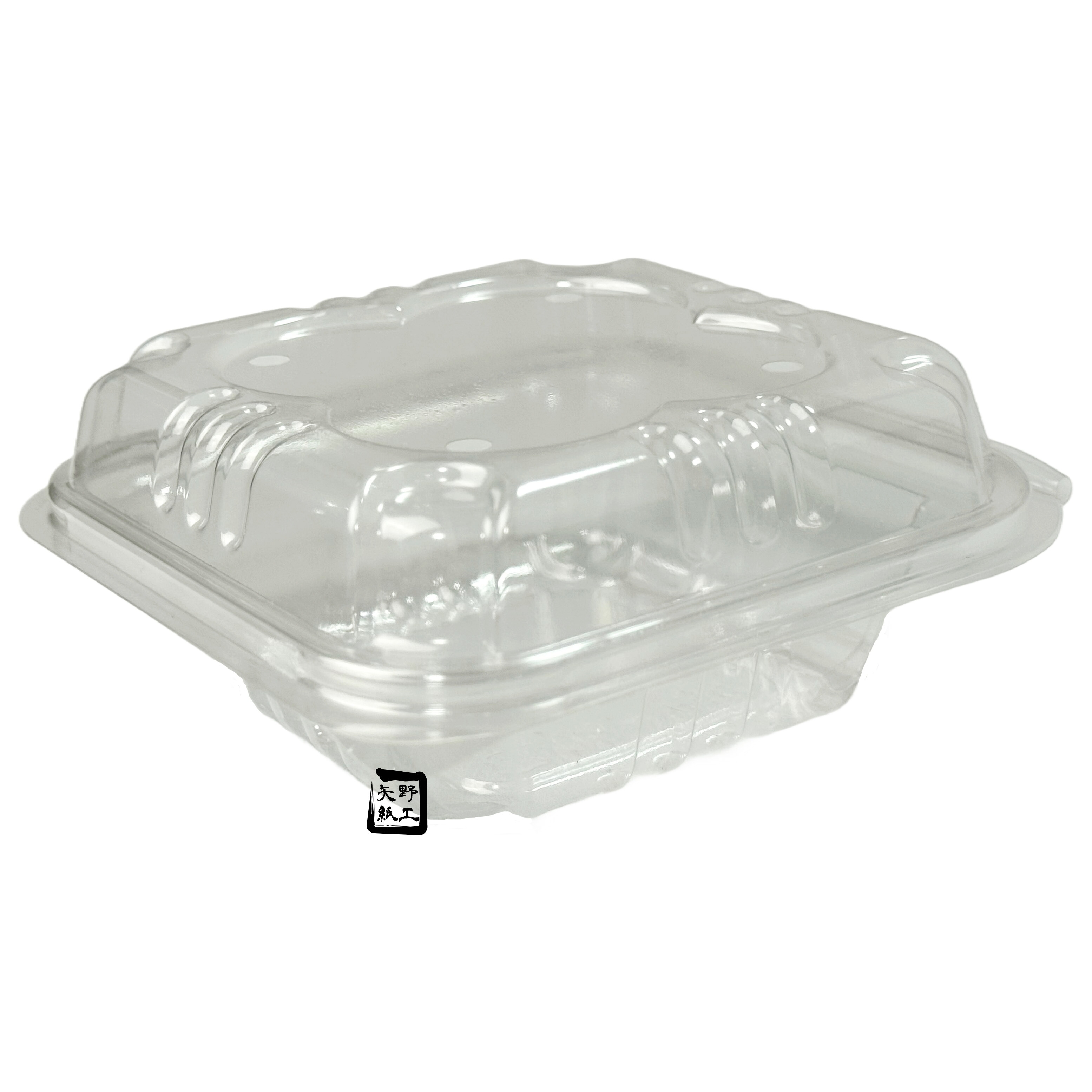 ミニトマト用パック ミニパック クロバー80 103×103×43mm 4H 嵌合 1ケース1500枚入り 203246 信和