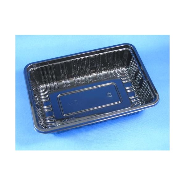 【屋号必須】リスパック フルーツケース フルーツ K-21 黒 202×140×50mm 1ケース1600枚入り
