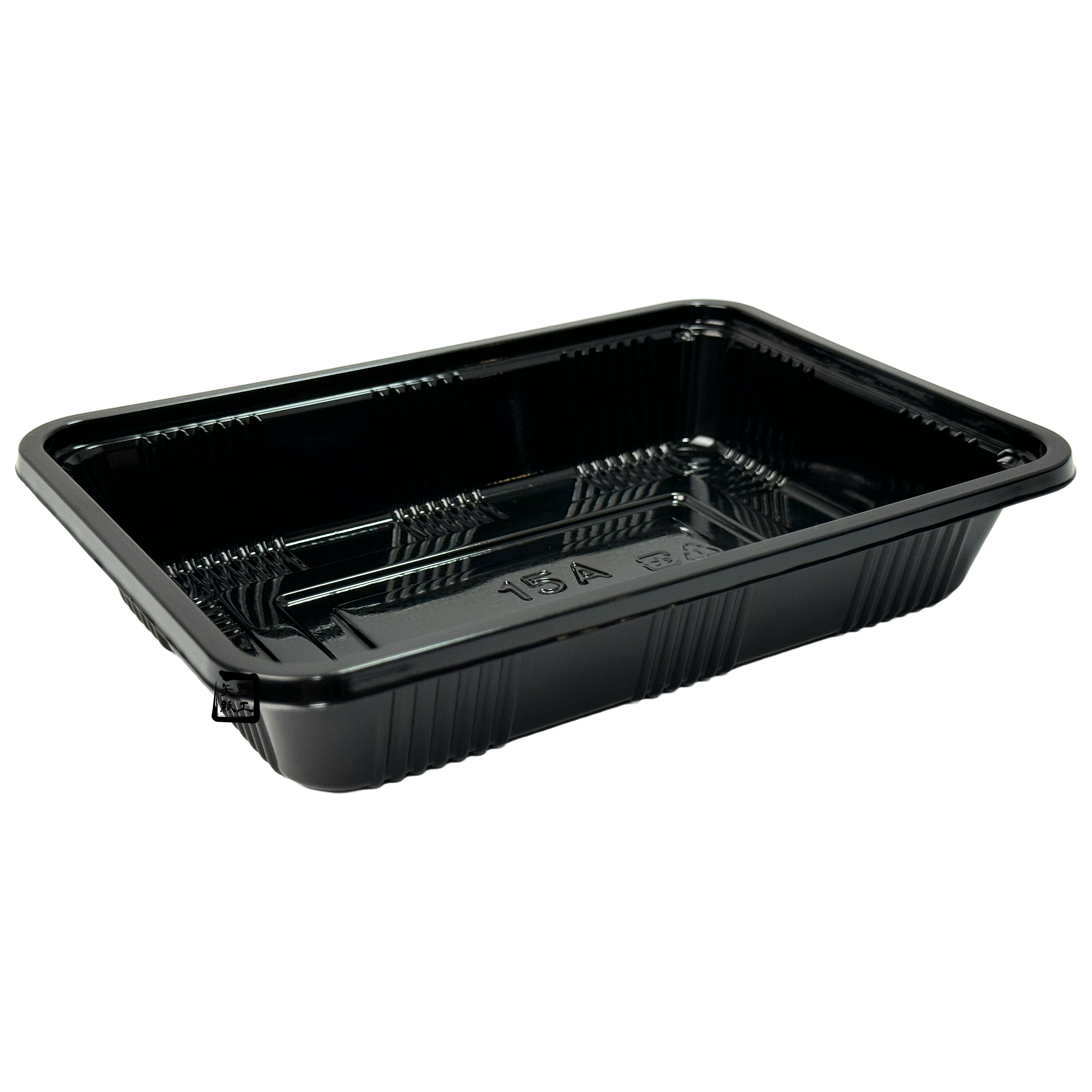 カラーフルーツケース フルーツ15A 黒 180×125×32mm 1ケース2000枚入 200298 信和