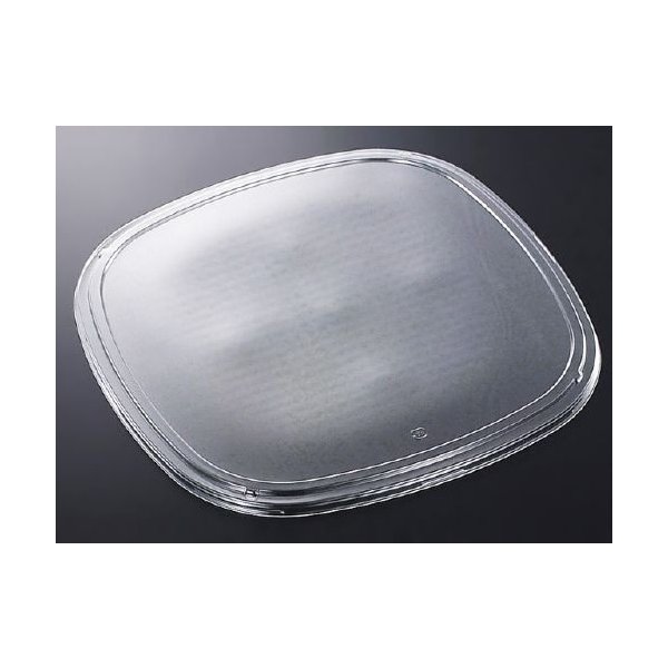 【屋号必須】中央化学 寿司用容器 DX角桶70 防曇蓋L 外嵌合 448&times;448&times;16mm 1ケース60枚入り｜包材の蔵　店