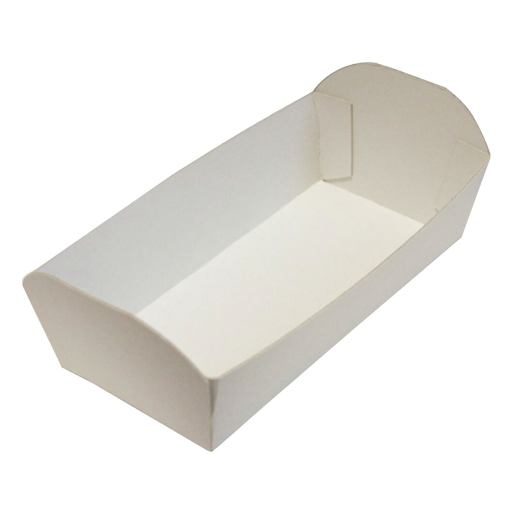 【屋号必須】オリカ フルーツ用紙トレー カラー段トレー OG-14 白 225×120×50mm 1ケース500枚入