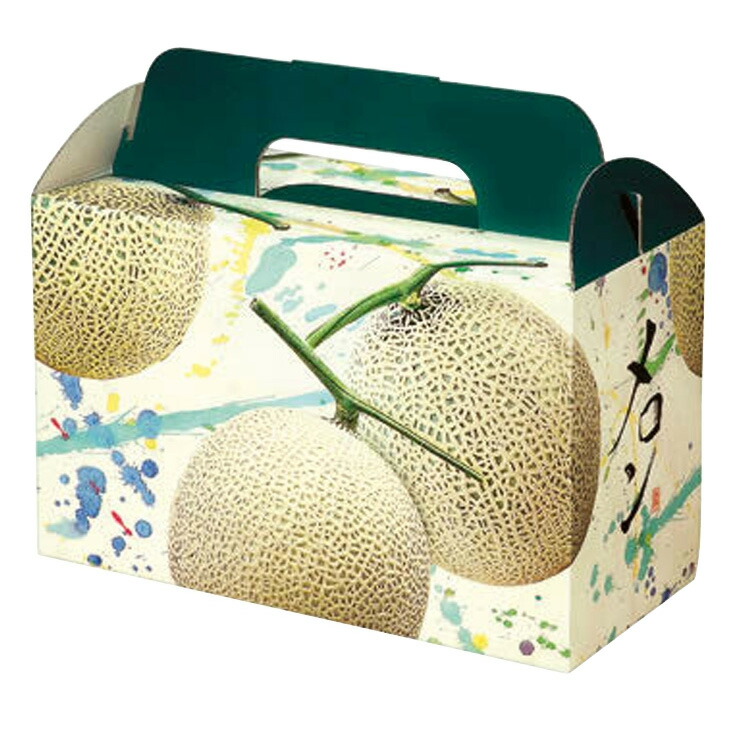 【屋号必須】オリカ メロン箱 飛翔メロン2ヶ入 175×355×310mm 1ケース50セット入り