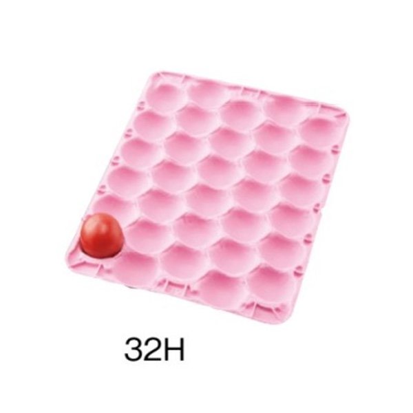 【屋号必須】日本モウルド工業 フルーツ用トレー モウルドトレイ トマト4K用 32H 435×300mm 1ケース100枚入