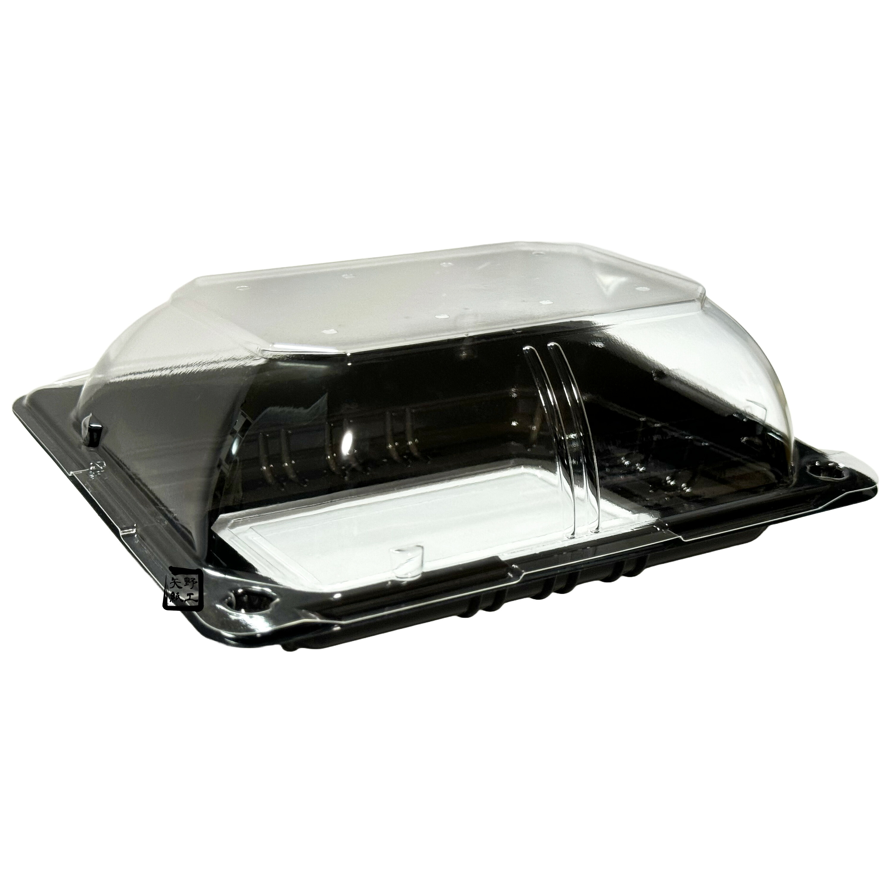 ミニトマト用パック フルーツドームL黒 窓付 163×122×58mm 8H ボタン嵌合 1ケース600枚入り 203075 信和 8,794円
