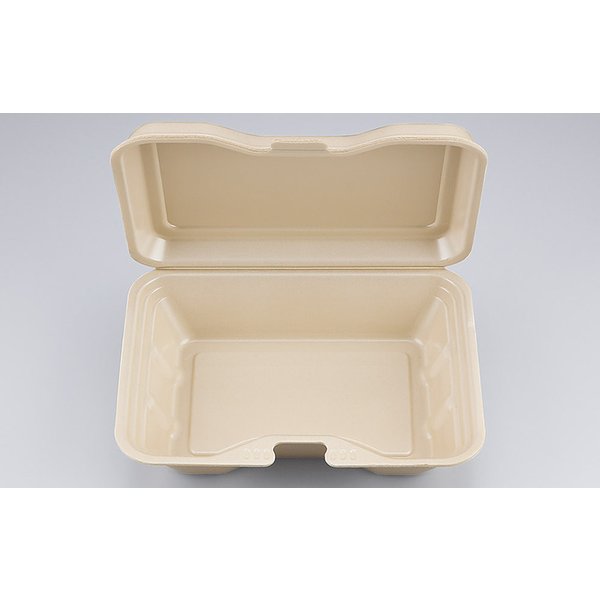 【屋号必須】シーピー化成 PSP弁当容器 VK-611 キャメル 212×156×46mm 1ケース300枚入