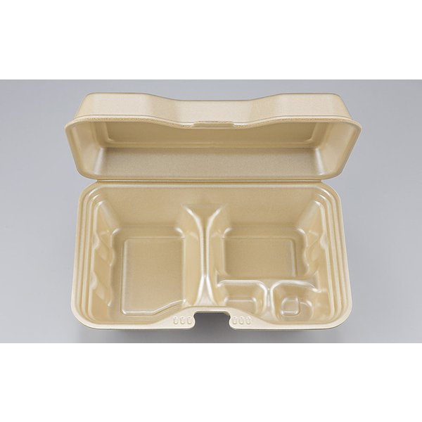 【屋号必須】シーピー化成 PSP弁当容器 VK-612-3 キャメル 234×156×46mm 1ケース200枚入 7,313円