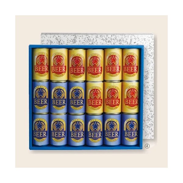 【屋号必須】缶ビール箱 K-68 缶ビール 18本 405×335×65mm 1ケース50枚入 ヤマニパッケージ|包材の蔵 店