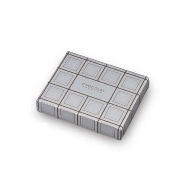 【屋号必須】生チョコレート用紙箱 20-2050 ミロワールショコラ SS(8&times;6) トレー・グラシン紙・ピック付 60&times;80&times;18mm 1ケース100枚入 ヤマニパッケージ｜包材の蔵　店