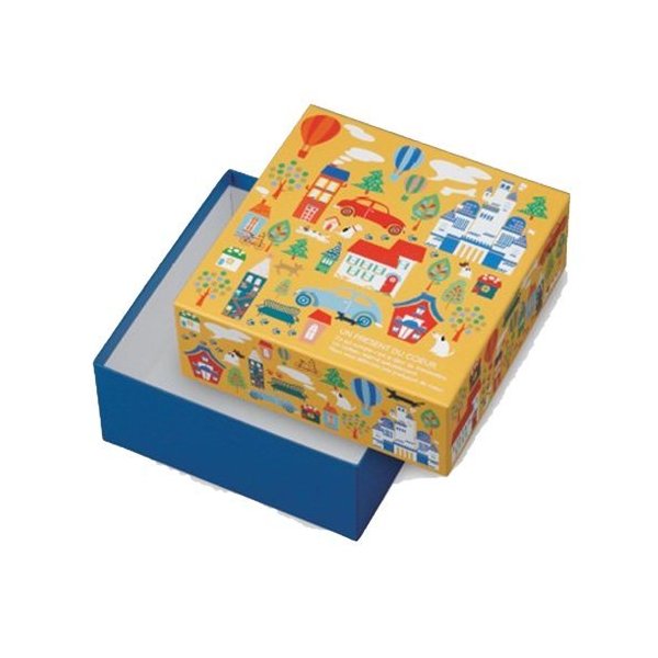 【屋号必須】洋菓子焼き菓子ギフト箱 20-2189 貼箱 メゾン 160×160×70mm 1ケース30枚入 ヤマニパッケージ