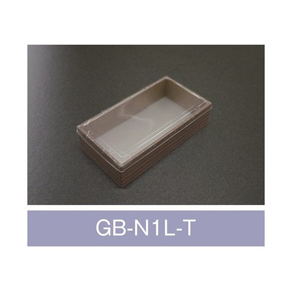 【値引有】【屋号必須】折箱 GB-N1L-T OGF 透明蓋付 204×106×51(45)mm 1ケース270枚入 アライ
