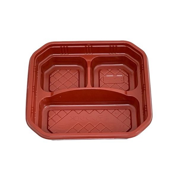 【屋号必須】弁当容器 M-15-B R/B 本体のみ 156×156×32mm 1ケース800枚入 エフピコチューパ|包材の蔵 店