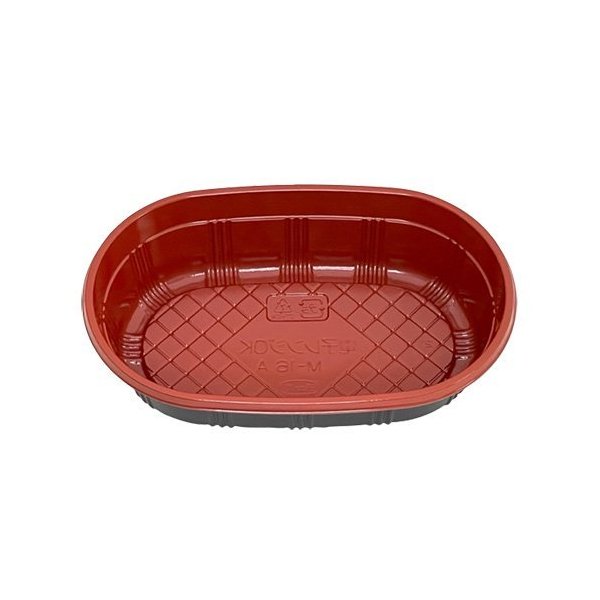 【屋号必須】弁当容器 M-16-A R/B 本体のみ 184×114×45mm 1ケース800枚入 エフピコチューパ|包材の蔵 店
